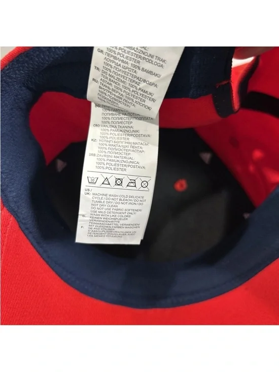 Adidas Arsenal FC Hat Cap Red Strap Back Logo Embroidered Football Soccer Club - Picture 12 of 12